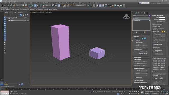 Curso básico autodesk 3D MAX 2019 Aula 14 - Objetos paramétricos e Editaveis смотреть онлайн