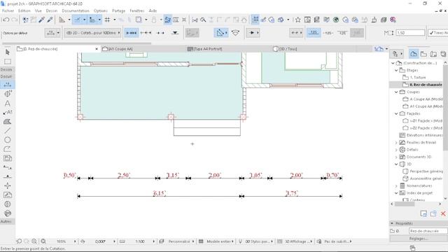 Bien coter un plan dans ArchiCAD смотреть онлайн