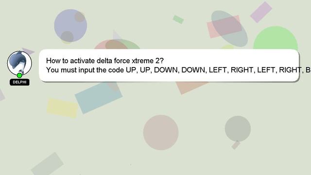 How to activate delta force xtreme 2? смотреть онлайн