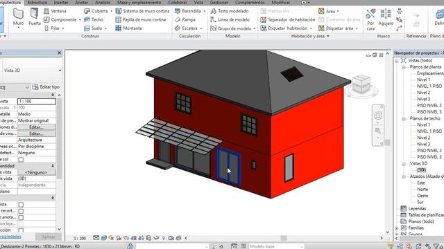 COMO HACER HUECOS EN MUROS LOSAS Y TECHOS EN REVIT 2015 смотреть онлайн