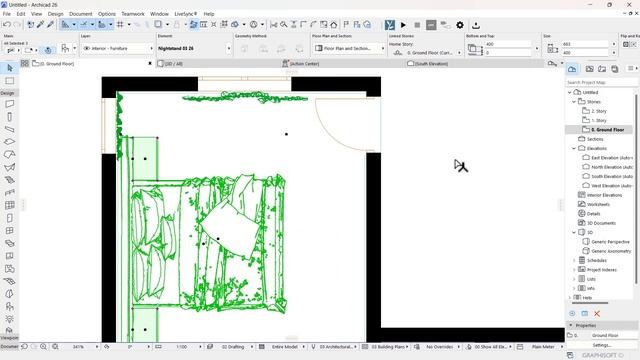 Bedroom Modelling with ArchiCAD 26 смотреть онлайн