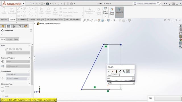 Basic 3D CAD : Exercise 3-18 [Part] - SolidWorks tutorials EXERCISES смотреть онлайн