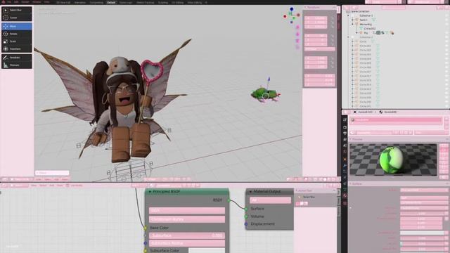 pastel aesthetic SPEED GFX: blender 2.8!｡:∞♡ смотреть онлайн