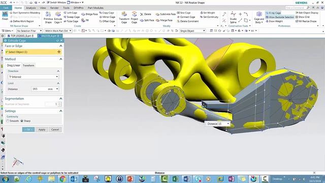 Siemens NX Realize Shape - Reverse Engineering смотреть онлайн