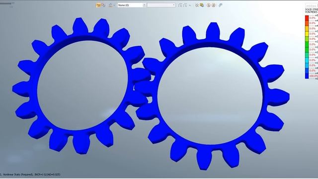FEA Analysis of Spur Gears with Midas NFX смотреть онлайн
