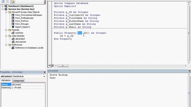 48. VBA - Class Properties (Programming In Access 2013) смотреть онлайн