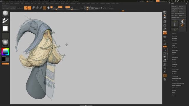 Spotlight And Timeline in ZBrush смотреть онлайн