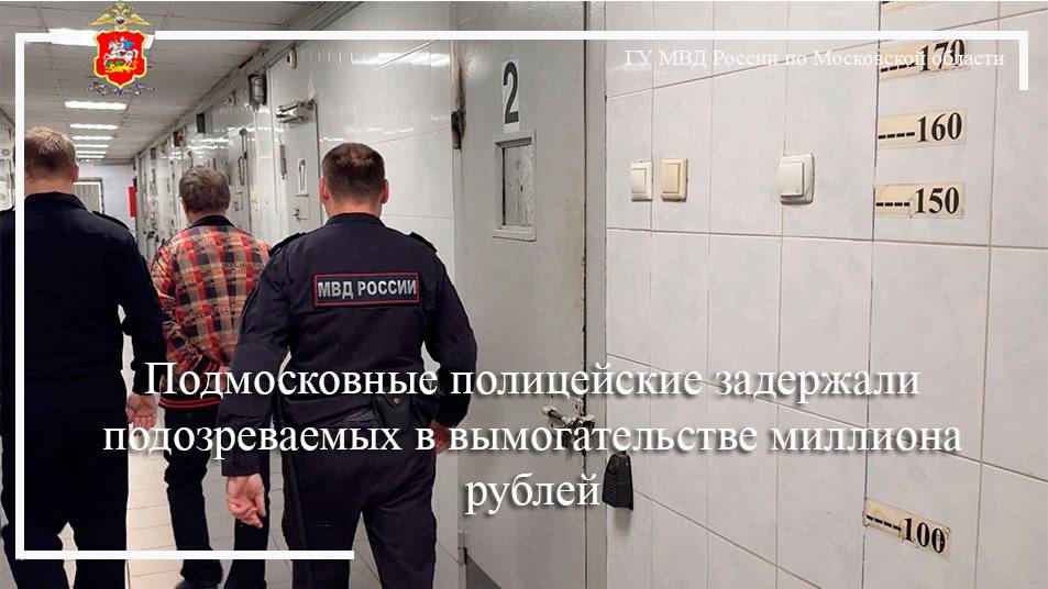 Подмосковные полицейские задержали подозреваемых в вымогательстве миллиона рублей смотреть онлайн