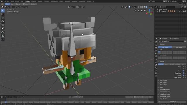 How to Import & Rig a MagicaVoxel Character in Blender 2.8 смотреть онлайн