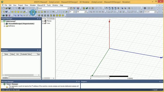 312 Ansys Maxwell | Simple Eddy Current simulation [1/3] смотреть онлайн