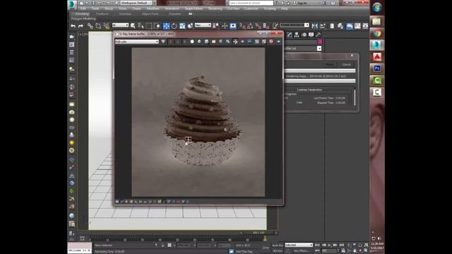 3D modeling Ice Cream cup lighting in Autodesk 3ds max part 2 смотреть онлайн