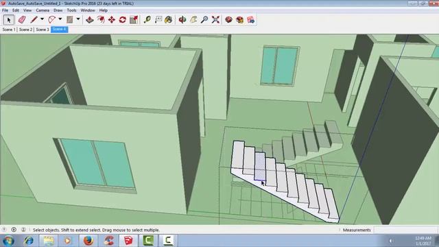 sketchup stair 01 смотреть онлайн