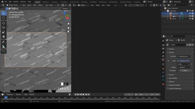 Blender Tutorial - Create An Easy Abstract Wallpaper Design In Blender 3.2 / #blender #b3d смотреть онлайн