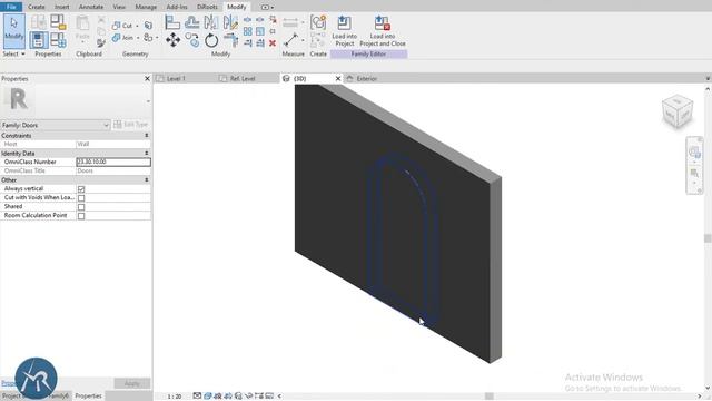 Creating a Paramateric Revit Arched Door- Part 01 смотреть онлайн