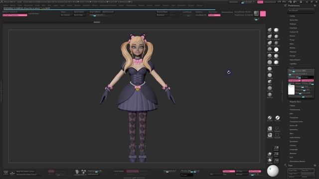 How to RENDER WIREFRAMES in Zbrush - 60 Second Tutorial! смотреть онлайн
