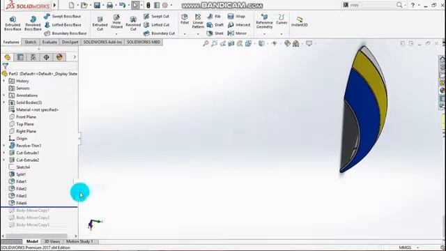 Solidworks Tutorial Sketch Model 23 - Volley ball смотреть онлайн