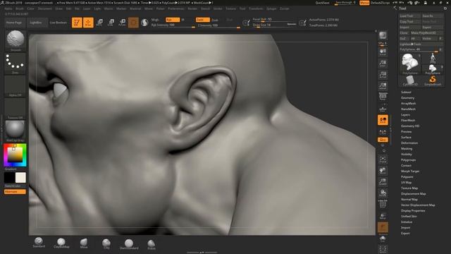 SPEEDSCULPT #1 ZBRUSH ORC смотреть онлайн