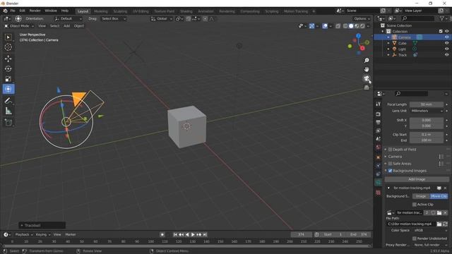 Motion tracking, blender 2.93 tutorial, object track, beginner, VFX Fire in blender tutorial смотреть онлайн