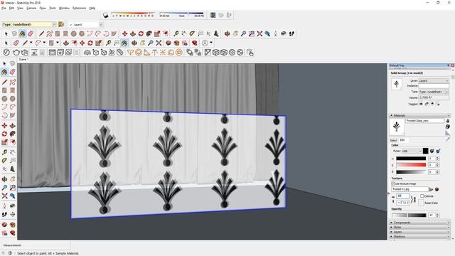how to make frosted glass in sketchup vray смотреть онлайн