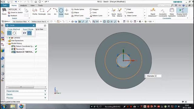 Siemens NX CAD Tutorial for beginners | Part-6 смотреть онлайн