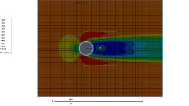 Solidworks Flow Simulation: Velocity (magnitude) смотреть онлайн