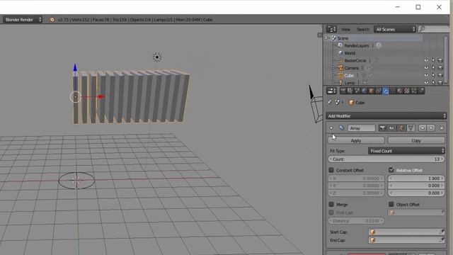 Blender # 154 - FORMAS COM ARRAY E CURVE смотреть онлайн