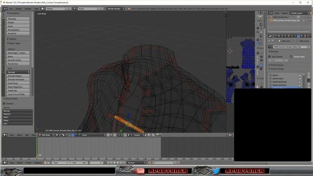 Fantasy Project - UMA Female Clothing Creation #gamedev #unity3d #modelling #blender (Part 2) смотреть онлайн