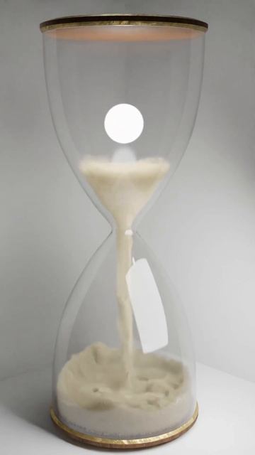 Sand in Hourglass - Blender 3.4 Particle Simulation смотреть онлайн