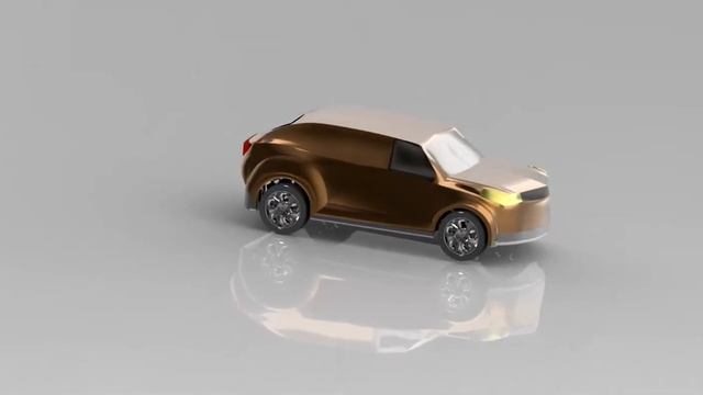 PTC Creo Parametric Surface Model of Car смотреть онлайн