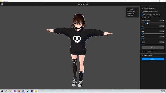 Vroid Export To VRM