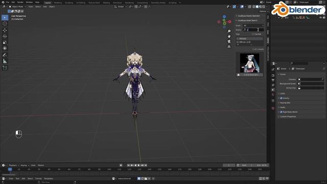 【Blender】How to use Model Merge feature/モデルマージ機能の使い方 смотреть онлайн