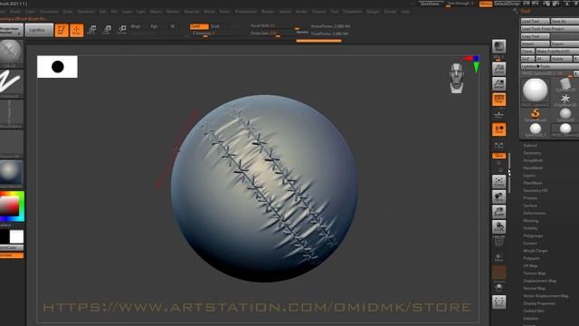50 Seam & Stitch Brushes & Alpha смотреть онлайн