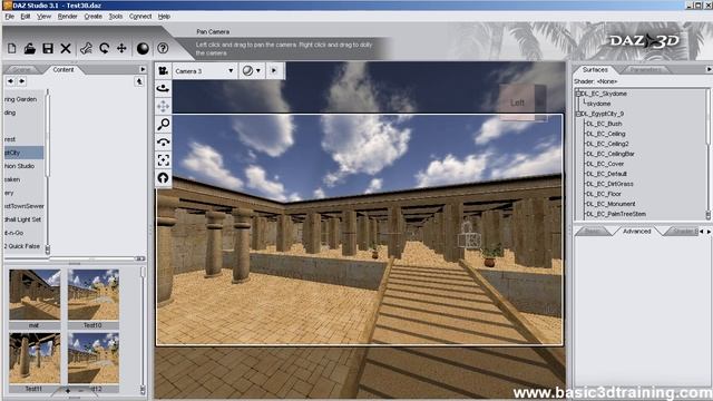 Dreamlight Egypt City 3D Model Preview смотреть онлайн