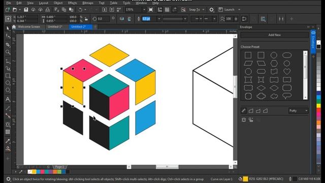 How to create cubical logo design in Coreldraw | Coreldraw Tutorials | Doctor Design смотреть онлайн