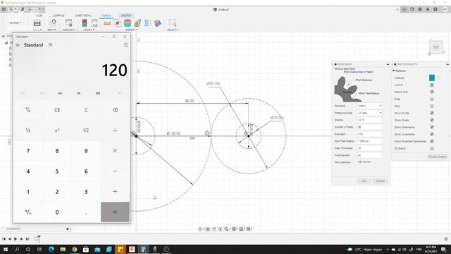 Fusion 360 Tutorial : Gears - buat gears dengan mudah. смотреть онлайн