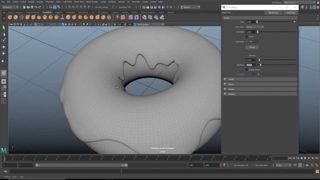 The famous Blender Doughnut done in Maya #2 of 5 смотреть онлайн