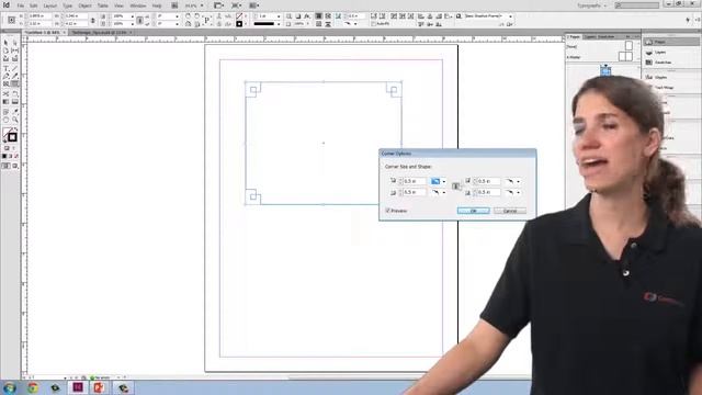 04 Editing and Positioning Frames "Corner Options" (5/5) - InDesign Tutorial смотреть онлайн
