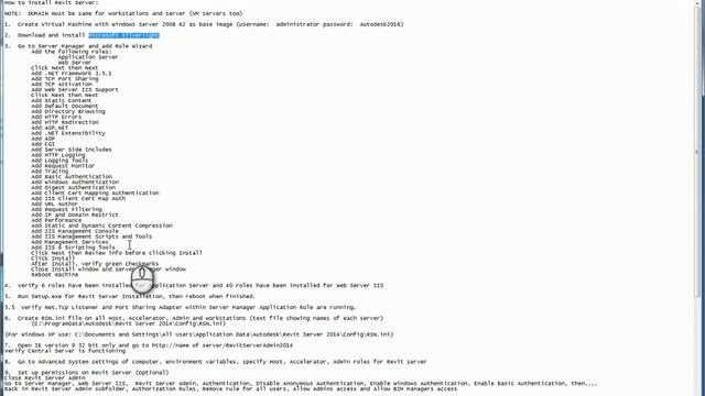 Autodesk Revit Server: Installation Notes смотреть онлайн