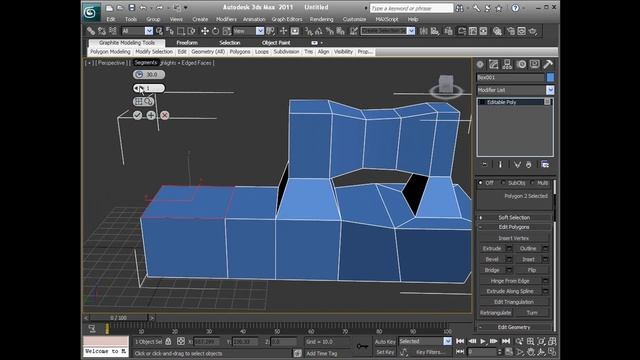 3DS Max 2011 - Vertices & Polygons смотреть онлайн