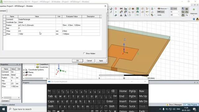 ANSYS HFSS basic tutorial смотреть онлайн