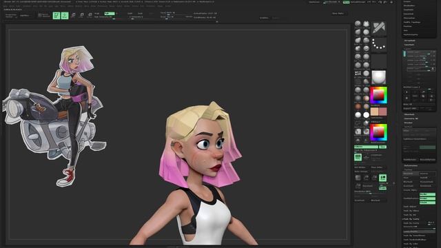 Advanced zBrush: Female Character Design Mega Bundle смотреть онлайн