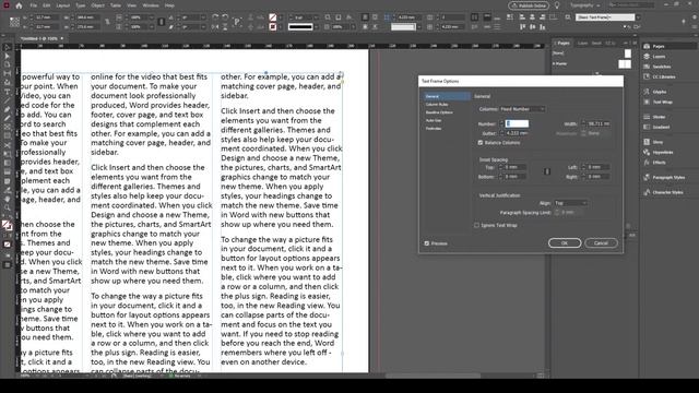 Adobe InDesign CC 2020: Text Frames Columns смотреть онлайн