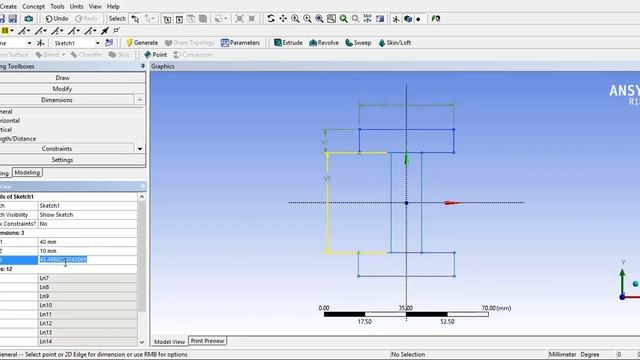 How to create I section in Design Modeler in different Ways. смотреть онлайн