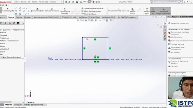ENGRANE DE DIENTES RECTOS UTILIZANDO GEARTRAX Y SOLIDWORKS смотреть онлайн