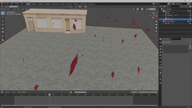 Leaves in Blender(pt. 2 of buiding scene) смотреть онлайн
