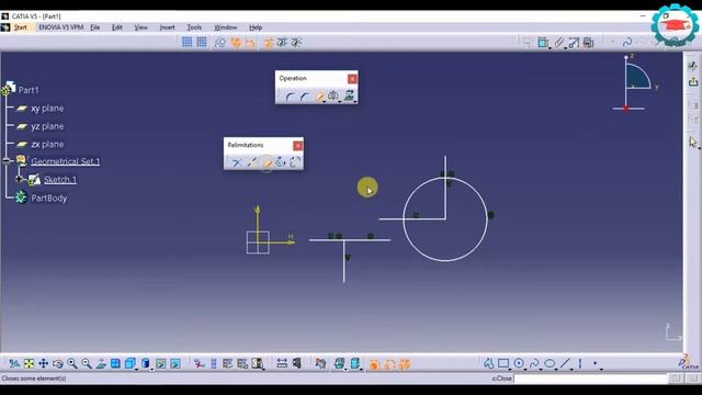 26. Quick Trim - CATIA Sketcher смотреть онлайн