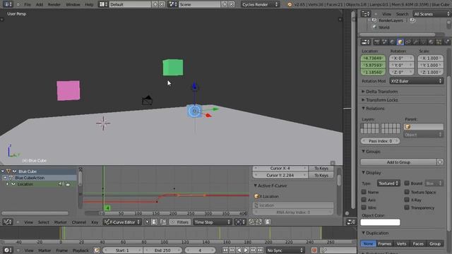 Blender Tutorial - Keyframe Animations with the Graph Editor - Part 3 смотреть онлайн