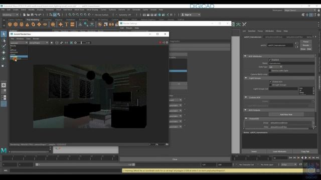 how to setup render passes, AOV in Arnold Maya 2019 смотреть онлайн