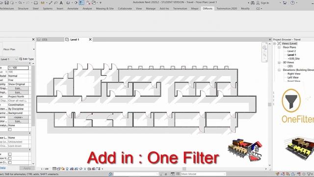 Revit Tips and Tricks Add in : One Filter смотреть онлайн