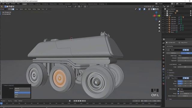 Hard surface blender - Sci-Fi Truck смотреть онлайн